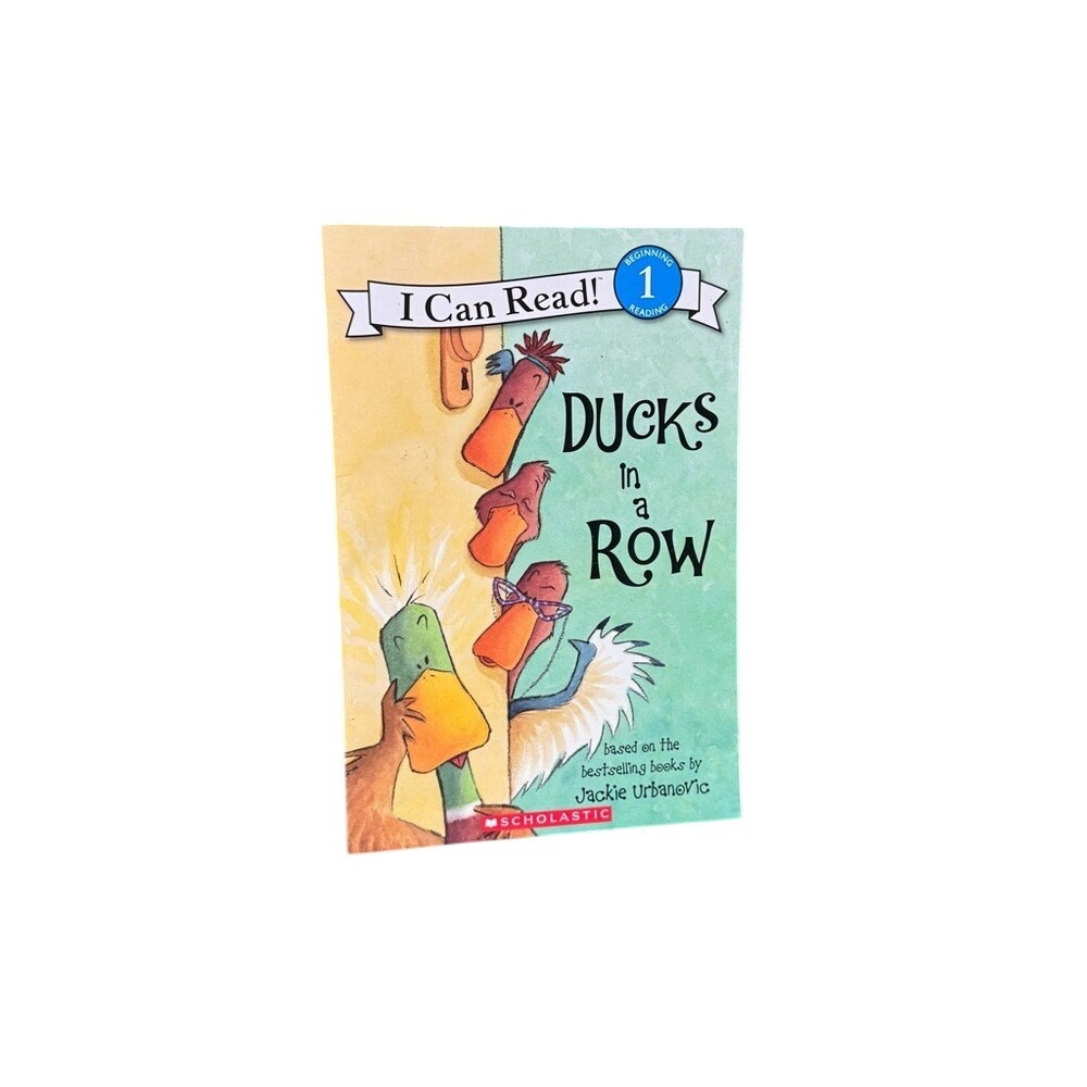 Ducks in a Row Jackie Urbanovic I Can Read Level 1 Scholastic Paperback Book